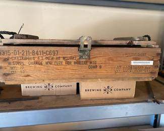 Vintage M30 Mortar Ammo Box