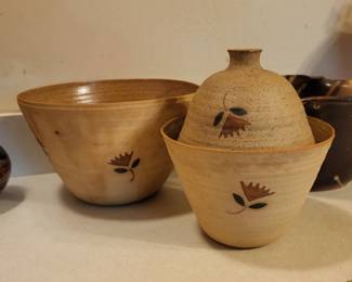 Hand made pottery