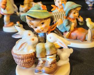 Hummel Goebel figurine "Boy with Bunny Rabbits"