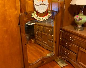 Dresser with mirror