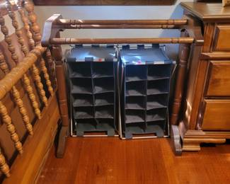 Quilt Rack and Shoe Storage