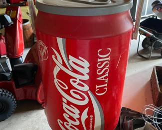 Vintage Original Coca Cola Can shaped Cooler