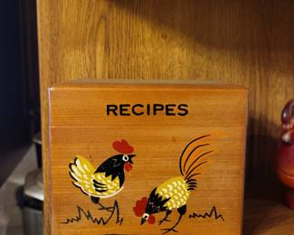Vintage Japan Nueco Recipe box