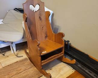 Childs wooden Rocking Chair