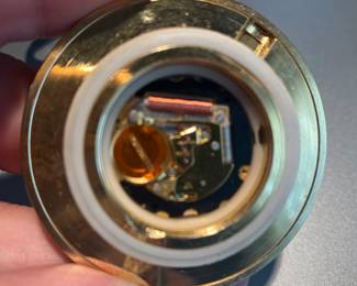 Tiffany & Co Desktop clock with Ronda 5-jewel quartz movement