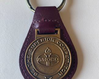 Amoco Gas Logo Key Chain