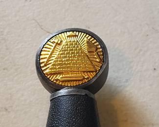 Free Mason Dagger w/leather sheath & Masonic seal