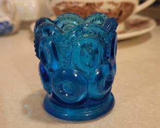 LE Smith Blue Moon & Stars Toothpick holder