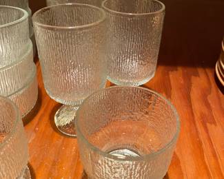 Indiana Glass Crystal Ice Glasses & Bowls