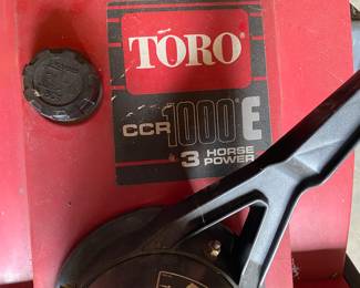 Toro CCR 1000E 3 horsepower single stage snowblower with electric start