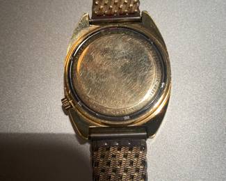 Bulova Accutron 10k rolled Gold Plate Back water resistant