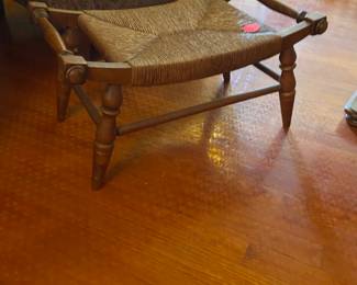 Tell city Woven Midcentury Footstool
