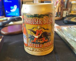 Anheuser Busch Beer Stein Mug Budweiser