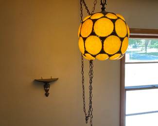 Mid Century Swag Lamp