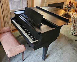 Antique Steinway piano