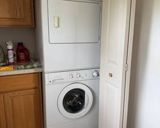 Frigidaire stacking washer dryer set