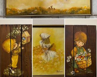 Vintage art - children and family