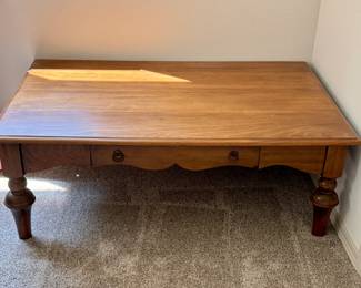 Nice low solid wood coffee table