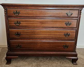Four drawer antique dresser