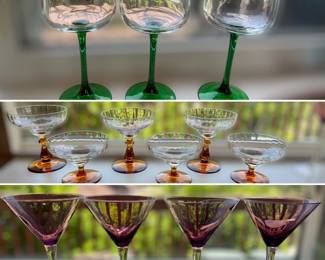 Colorful drinkware