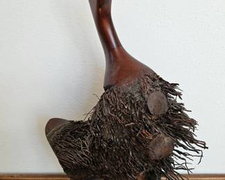 Wood & wire duck