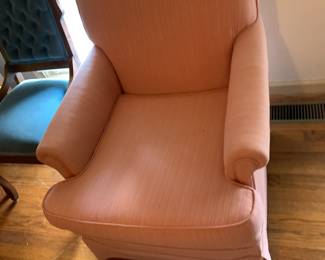 #18 Pink upholstered Chair $75.00