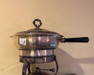 #125 Silverplate Chaffing Dish - 5 pc $20.00