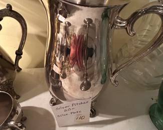 #110 Silverplate Pitcher $20.00