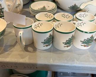 #136 Spode set of 12 8" Salad Plates $40.00