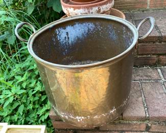 #46 Copper Pot - 14x12 w/handles $30.00