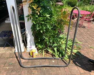 #55 Aluminum Metal Fire Wood Stacking Stand - 42x10x48 $20.00