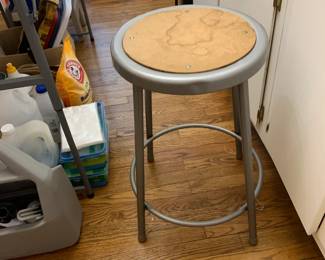 #40 Set of 2 Metal Stool - 24" Tall $60.00
