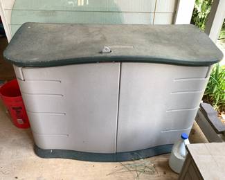#58 Rubbermaid Storage Chest w/flip-up and Front Doors - 55x27x34 $75.00