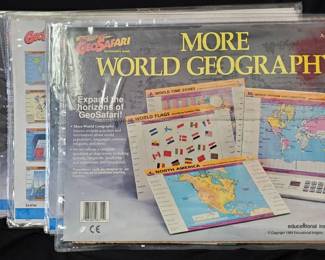 SH630Geosafari Learning Games Etc Mystery Lot