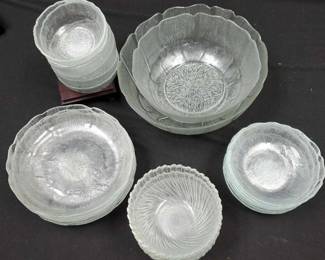 SH520Glass Plates And Bowls