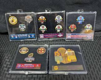 sh544MLBNBA Hall Of Fame Champions Pin Sets