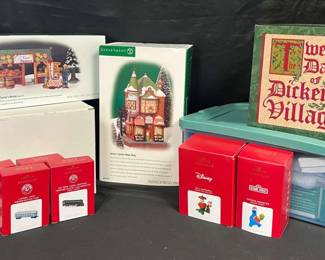SH632Department 56 Christmas Village Mystery Lot