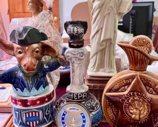 vintage Jim Beam decanters
