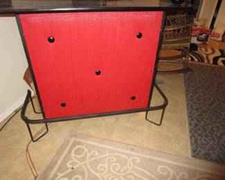 Another view of this groovy RED bar