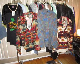 Tons of 1980-1990 men's and ladies clothing