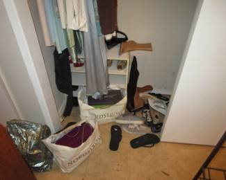 Several closets FULL!!