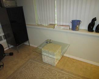Vintage cabinet and end table