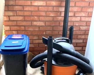 Kingsford charcoal bin - Ridgid shop vac