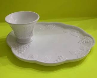 Indiana Glass Colony Harvest snack set - 1 of 19