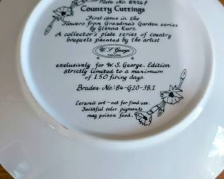 Set of Country Cutting collector plates
