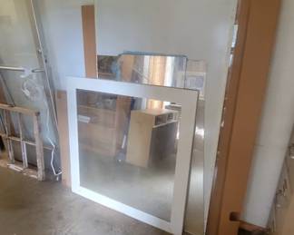 Mirrors and glass pieces. $10-$30