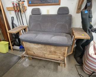 Unique, one of a kind bench. VERY comfortable. $120