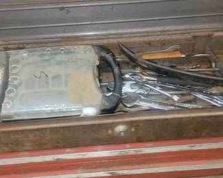 Craftsman box with misc tools . $45