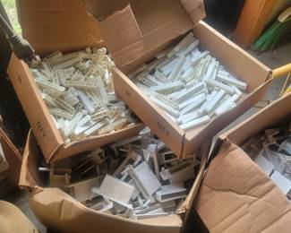 All shelving hardware and accessories. $100