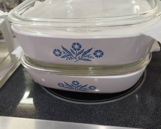 CORNINGWARE CORNFLOWER BLUE HIGHLY COLLECTIBLE